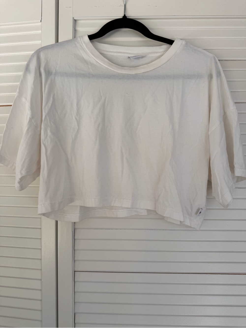 TNA White Crewneck Tee